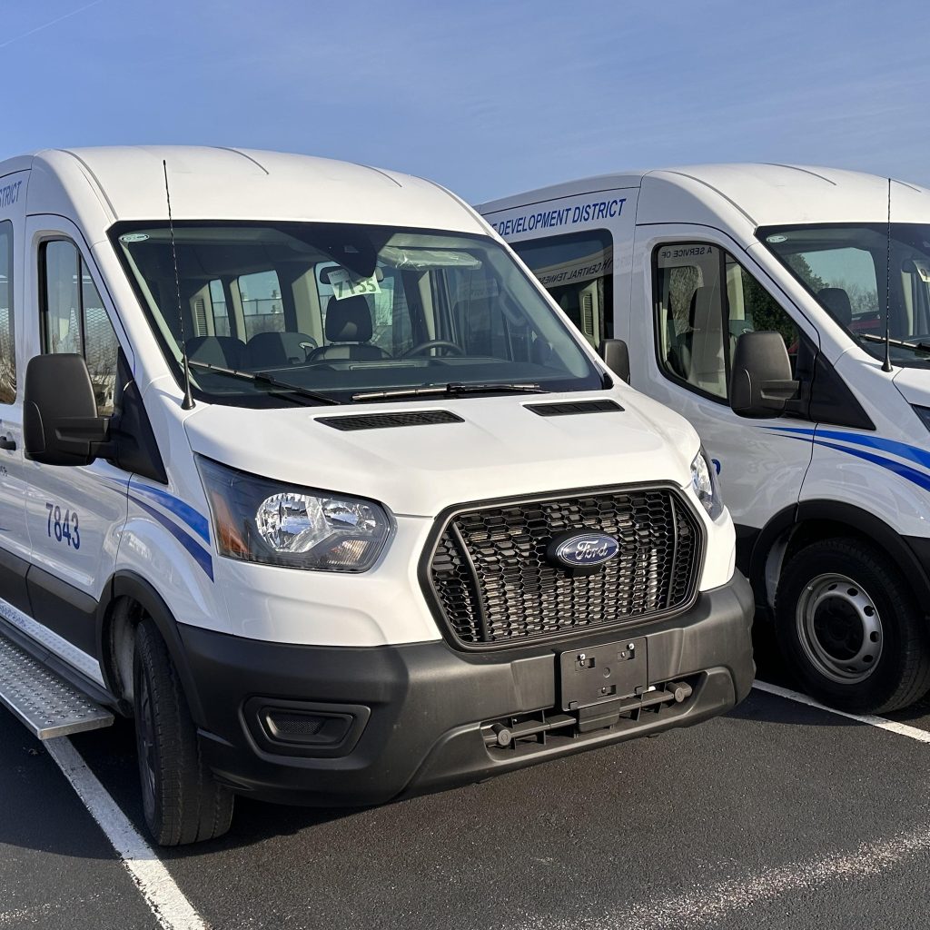 scats van front view -  South Central TN Development District