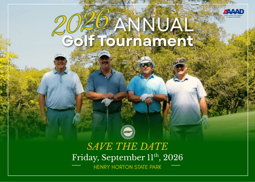 green yellow bold simple golf tournament instagram post - South Central TN Development District