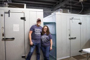 in front of freezers -  South Central TN Development District