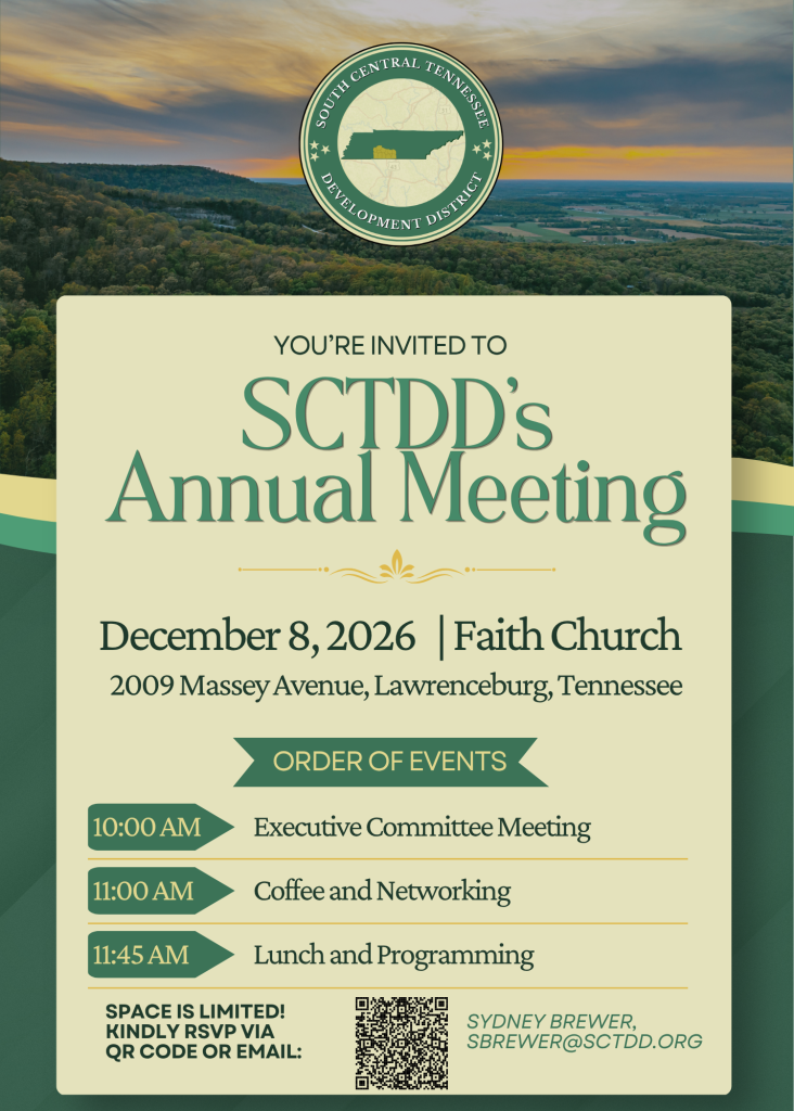 annual meeting invitation 5 - South Central TN Development District